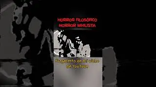 Horror Filos&oacute;fico #horror #terror #terrorymisterio #filosofia #filosof&iacute;a #nihilismo #nietzsche