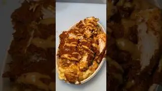 HALF MAC / HALF FRIES FLUFFIES HOT CHICKEN from Fluffie&rsquo;s in NYC & NJ! 🔥🍗🧀🍟🔥  #DEVOURPOWER
