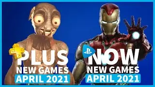 PS Plus And PS Now New Games Of April 2021