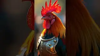 The Rooster Warrior: Defender of the Grand Palace #animalwarrior #amazonrainforest #jaguarwarrior