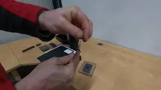 STAR MA3 Handstanze/Laborstanze beim Stanzen von Carbon