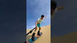 Sandboarder tests Non Slip Kyloe In The Wild sunglasses