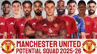 Manchester United Potential Squad 2025-26 Season with Benjamin Sesko | Man United Possible Squad
