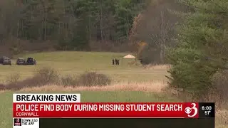 Body found during search for missing Middlebury College student