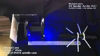 Wicked Lasers S3 Spyder Arctic Melt plastics