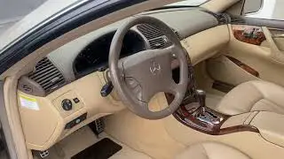 2005 Mercedes CL55 AMG Interior Details and Engine Startup Sound