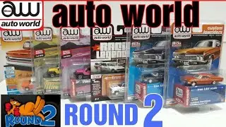 Распаковка эксклюзивов 2-го раунда Autoworld Mijo и 1 Stop Diecast, лоурайдеров, джипов и многого другого