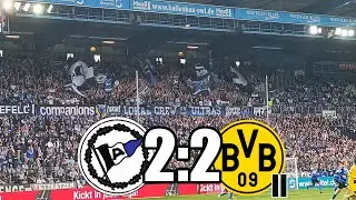 Arminia Bielefeld vs. Borussia Dortmund II 2:2 I Stimmung von der Südtribüne Bielefeld