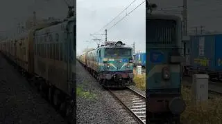 Ajmer Daund Special Train with WAG7 #train #indianrailways #viral #shorts