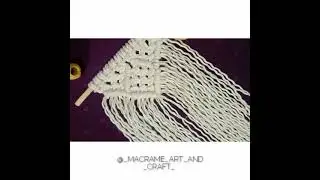 Macrame mini Wall hanging🧶🧶 || Macrame Wall hanging ||#Macrame 🧶🧶
