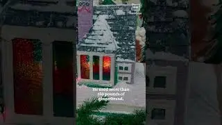 Portland's Benson Hotel creates a gingerbread version of Multnomah Falls for its 2022 annual display