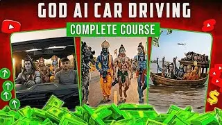 Bhagwan Ji In Car Driving Video Edit | God Support In Car Trend | God Ai Video Kaise Banaye
