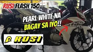 Rusi Flash 150cc | Pearl white na hinahanap mo nandito na | #newbiemotovlogph