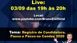Registro de Candidatura - Passo a Passo - Candex 2020