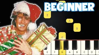 Last Christmas - Wham! | Beginner Piano Tutorial | Easy Piano