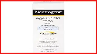 Neutrogena Age Shield Anti-Oxidant Face Lotion Sunscreen with Broad Spectrum SPF 70, Oil-Free