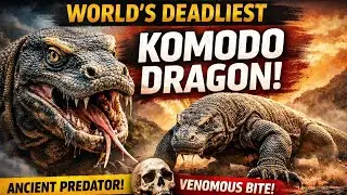 Komodo Dragon World Deadliest Living Lizard Wildlife Documentary