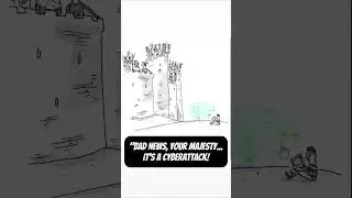 Bad news, Your Majesty... It's a cyberattack #cybersecurity #meme #viral #fun #techjobs
