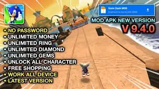 Sonic Dash Mod V9.4.0 Apk Terbaru 2026 - Unlimited Diamond & Unlock All Character