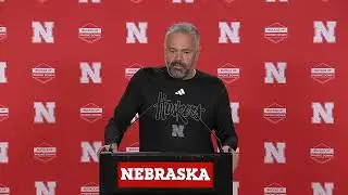 🎙️ Nebraska Football Week 12 Media Availability | Nov. 24, 2025