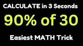 This EASY Math Percentage Trick will Blow Your Mind
