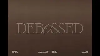 Debossed Paper Text Effect Mockup Graphic Download