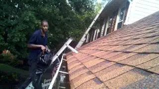 Gutter Cleaning Tips How To part 1