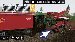 New_Day In Fs20 - Harvesting Potatoes 🥔 With New Machine - Farming Simulator 20