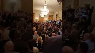 President Donald Trump's teleprompter system