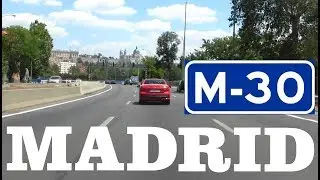M-30 Madrid , AUTOPISTA DE CIRCUNVALACIÓN (TERCER CINTURÓN) alrededor de Madrid ,Comunidad de Madrid