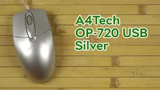 Розпаковка A4Tech OP-720 USB Silver