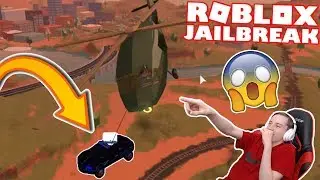 TESTING OUT THE MILITARY HELICOPTER! (Roblox Jailbreak)