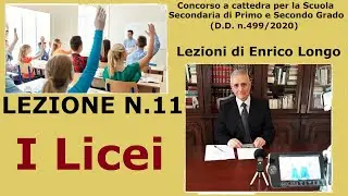 I Licei - LEZIONE N.11