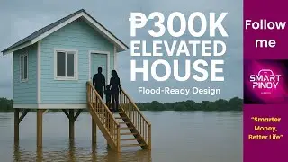 ₱300K Elevated House | Flood-Ready Design for Families