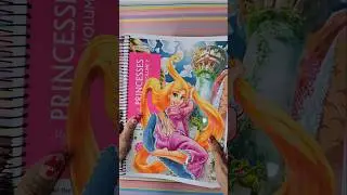 Newest Disney Mystery Coloring Book that I have #colorbynumber #mysterycolourbynumber #cbn