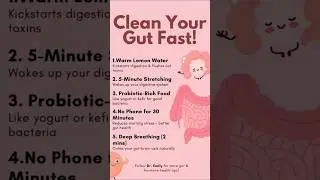 Clean your Gut fast #foodchat #foodblogging #healthydining #trending