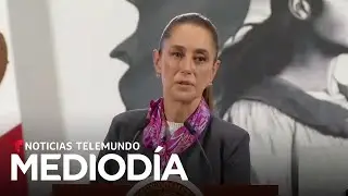 EE.UU. alerta de ataques con narcodrones y Sheinbaum le resta importancia | Noticias Telemundo