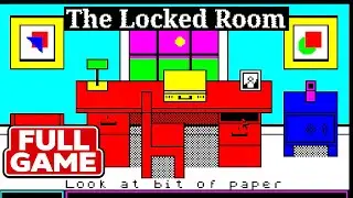 THE LOCKED ROOM COMPLETE WALKTHROUGH! - 48K ZX Spectrum 2025 game! DVDfeverGames