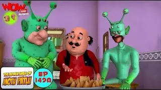 Mesin Pemanggil Alien - Motu Patlu dalam Bahasa - Animasi 3D Kartun