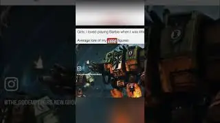 LEGO Lore vs Barbie: Warhammer 40k Meme #shorts