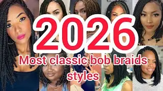 Most classic bob braids hairstyles for black women | Bob Marley styles | Bob braid styles