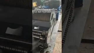 15-ton hydraulic winch for ships, equipped with automatic rope rower! #Winch