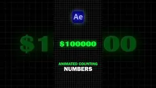 after effect tips | Animated Counting Numbers In Just 1 Minute | Noob vs Pro Editor | The Edit Art