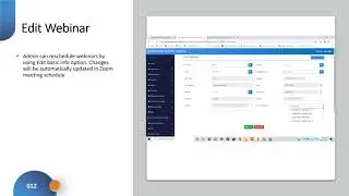 Webinar Application with ZOOM API