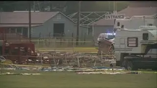 Circus tent collapses