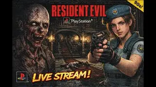 RESIDENT EVIL 1 1996 HD TEXTURES PS1|ПРОХОЖДЕНИЕ ЗА ДЖИЛЛ ВАЛЕНТАЙН|Часть 2