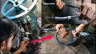 Process of Speedometer and Controller cable Manufacturing for 2 nd 3 wheeler  Motorcycle  E rickshaw