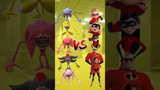 Shin Sonic Team VS Incredibles #shorts #shinsonic #incredible