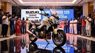 Suzuki Thunder 125 (2026) Review | White Golden Colour | Price, Mileage & Launch in India | Drift