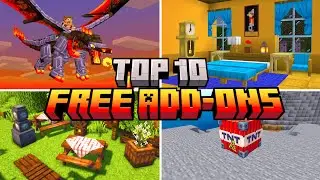 10 FREE Addons In Minecraft Marketplace! (Mods)
